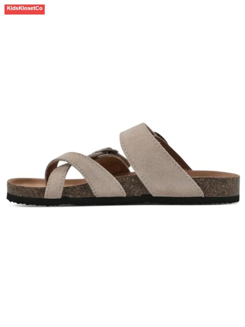 Girls Flat Sandal Footbed Slide Sandals